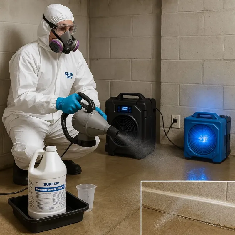 Sanitization and Odor Removal process in Bangor Trident Base, WA