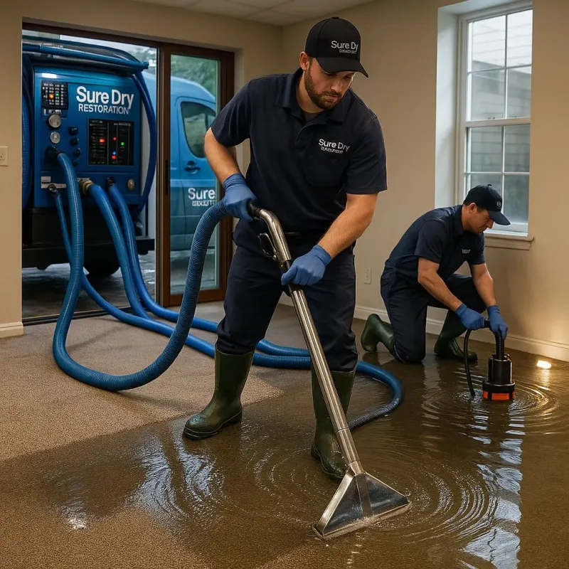 Water Extraction and Removal process in Bangor Trident Base, WA